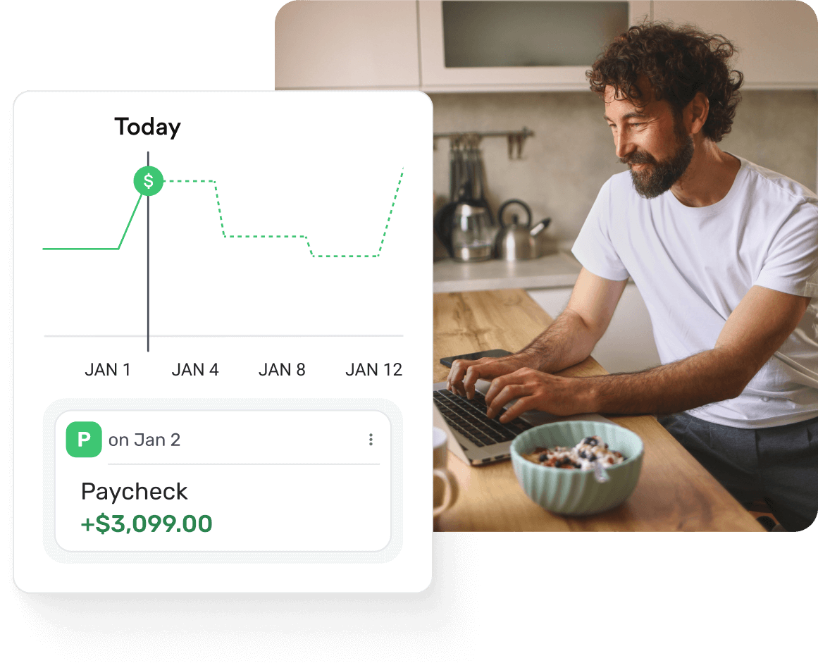 See your cash balance, always up to date